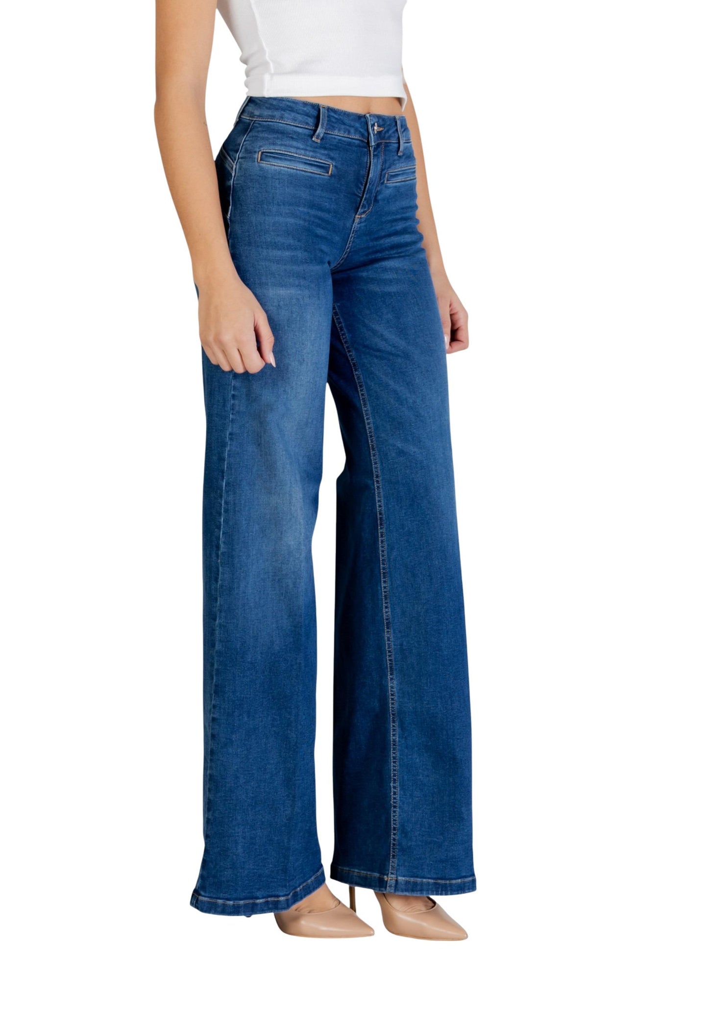 Liu Jo Pantaloni Donna Liu Jo ECS B.UP PARFAIT FLARE H.W. blue  blue