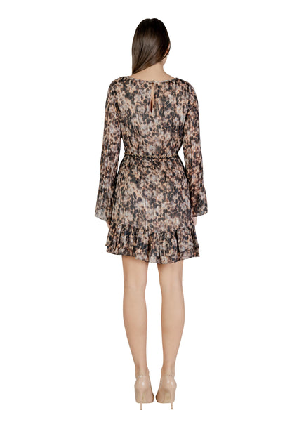 Guess Abito Donna Guess LS ILENIA PLEAT DRESS beige  beige