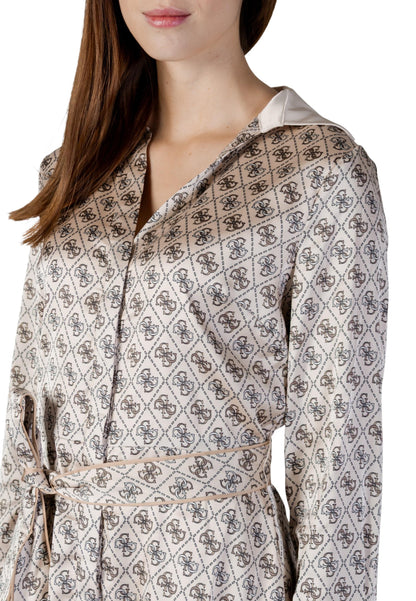 Guess Abito Donna Guess LS BLERTA CHEMISIER DRESS beige  beige