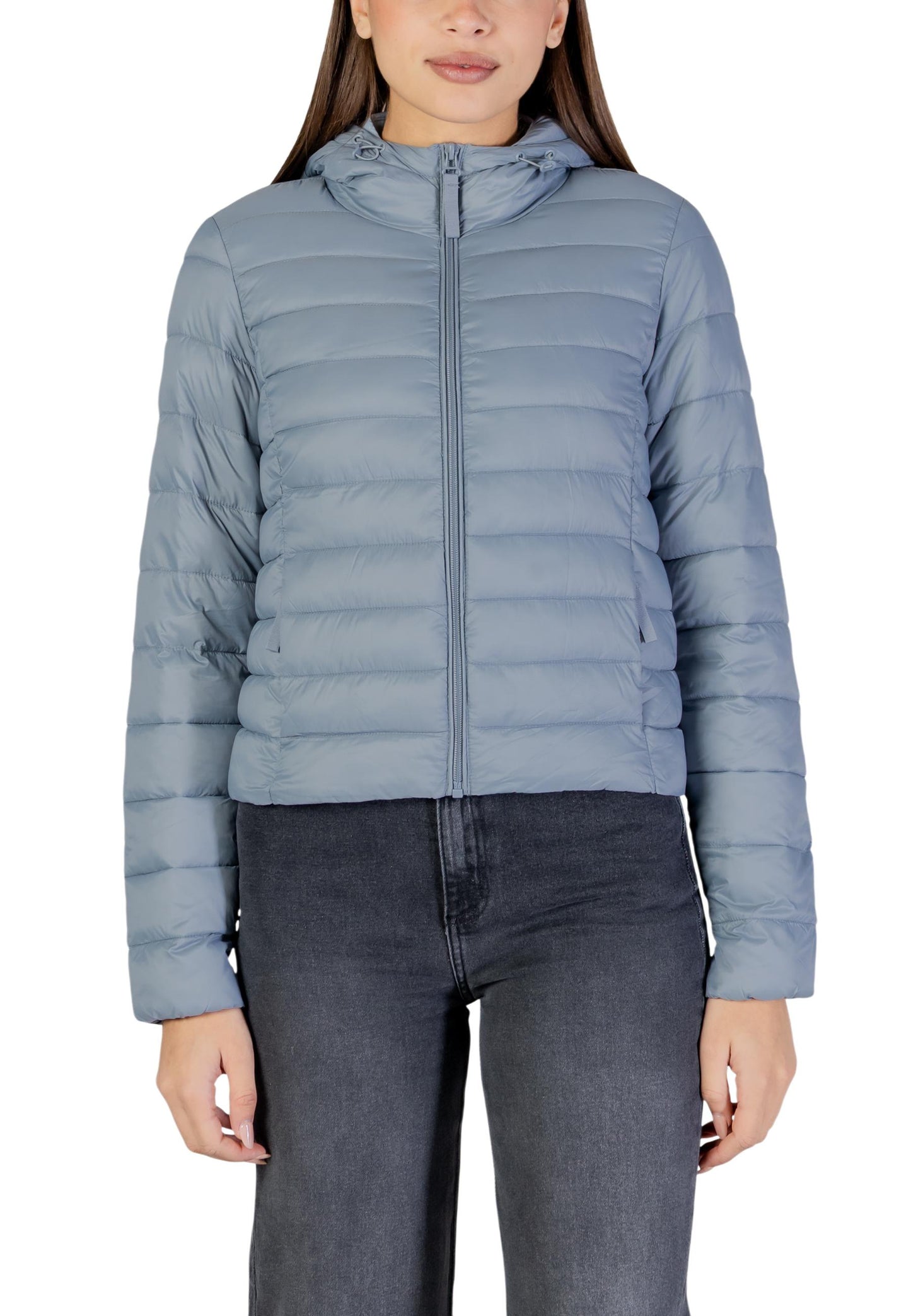 Only Giubbotto Donna Only ONLTAHIA LW QUILTED HOOD JKT NOOS OTW light blue  light blue