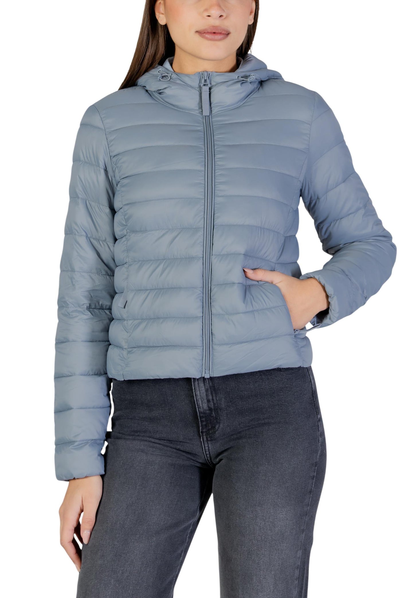 Only Giubbotto Donna Only ONLTAHIA LW QUILTED HOOD JKT NOOS OTW light blue  light blue