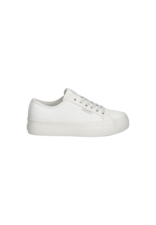 Calvin Klein Jeans Sneakers Donna Calvin Klein Jeans VULC FLATF LACE UP L white  white