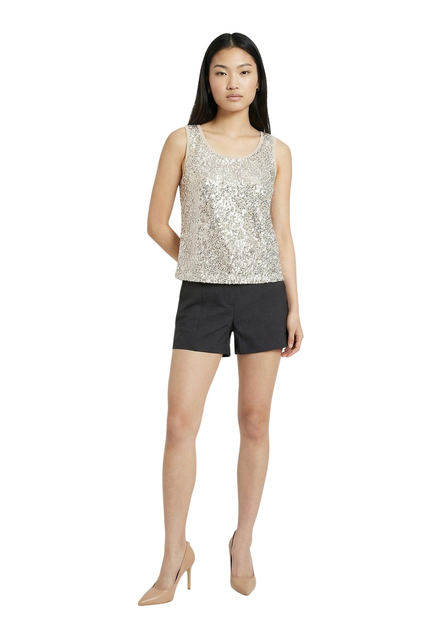 Jacqueline De Yong Top Donna Jacqueline De Yong Jdygloria Life S/L Sequins Jrs gold  gold