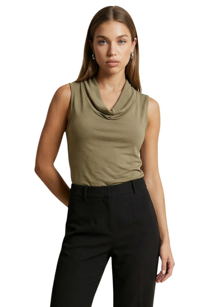 Only Top Donna Only Onlhannah S/L Waterfall Jrs green  green