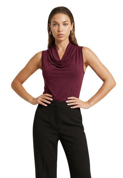 Only Top Donna Only Onlhannah S/L Waterfall Jrs purple  purple