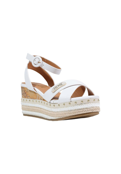 Alviero Martini Prima Classe Sandali Donna Alviero Martini Prima Classe WEDGE H80 white  white