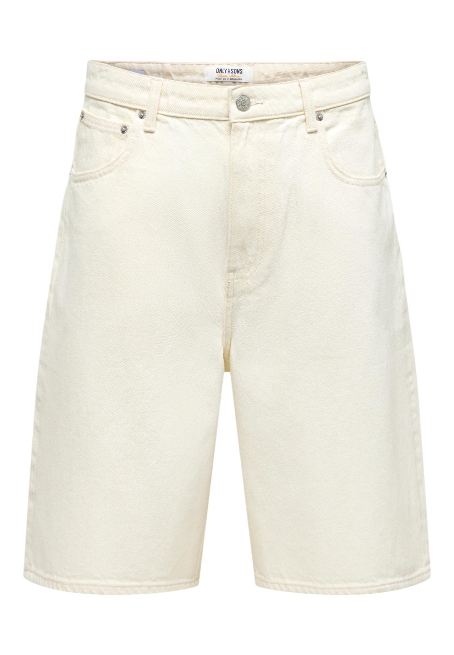 Only & Sons Bermuda Uomo Only & Sons Onscarl Balloon Ecru 4145 Pim Dnm Shorts beige  beige