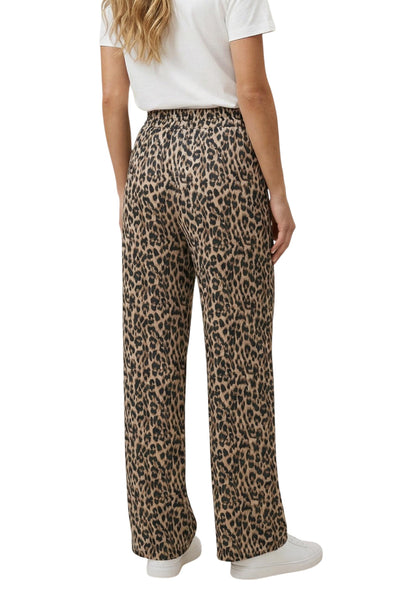 Only Pantaloni Donna Only ONLNOVA LIFE VIS CROP PALAZZO PANT WVN brown  brown