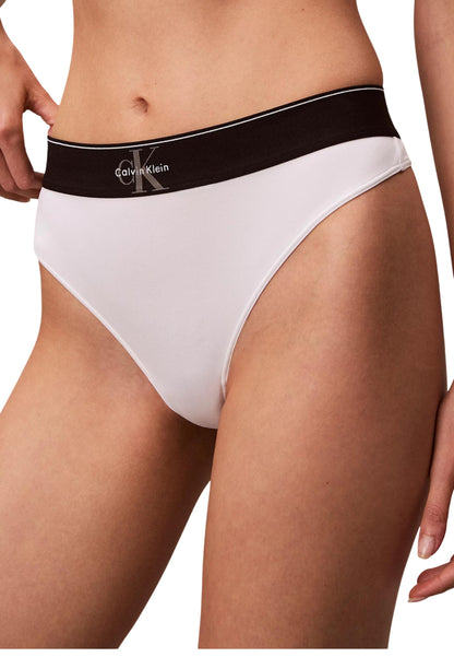 Calvin Klein Underwear Intimo Donna Calvin Klein Underwear THONG white  white