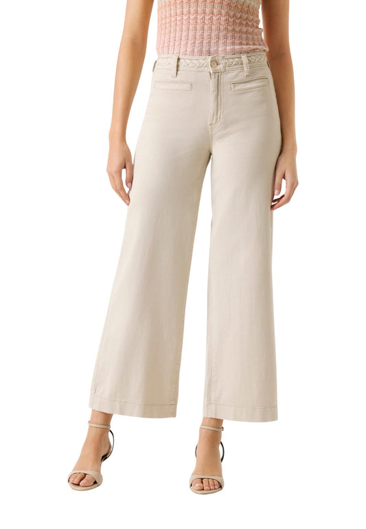 Guess Pantaloni Donna Guess ZOYA CROP LEG BRAIDED beige  beige