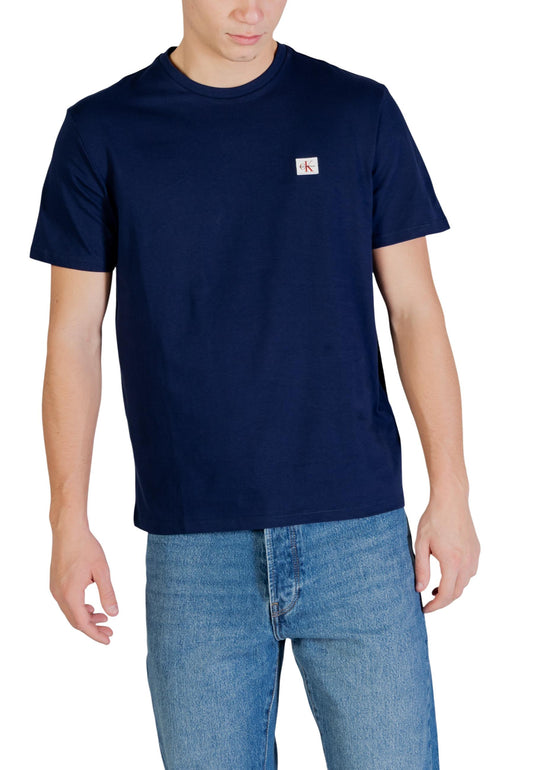 Calvin Klein Jeans T-Shirt Uomo Calvin Klein Jeans SS BADGE 30S JERSEY blue  blue