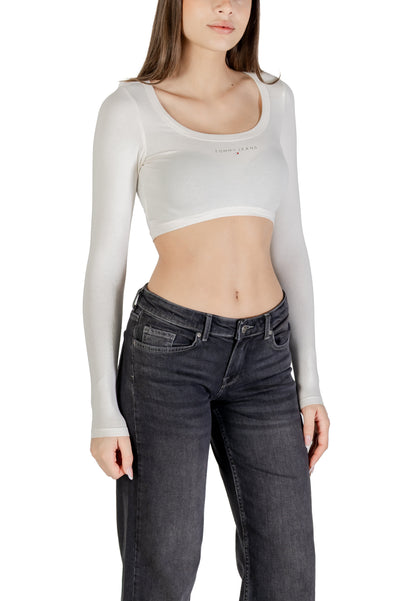 Tommy Hilfiger Jeans T-Shirt Donna Tommy Hilfiger Jeans TJW SLIM SP CRP LINE white  white