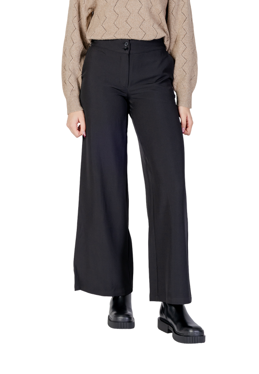 Jacqueline De Yong Pantaloni Donna Jacqueline De Yong Jdydora Hw Wide Pant Tlr black  black