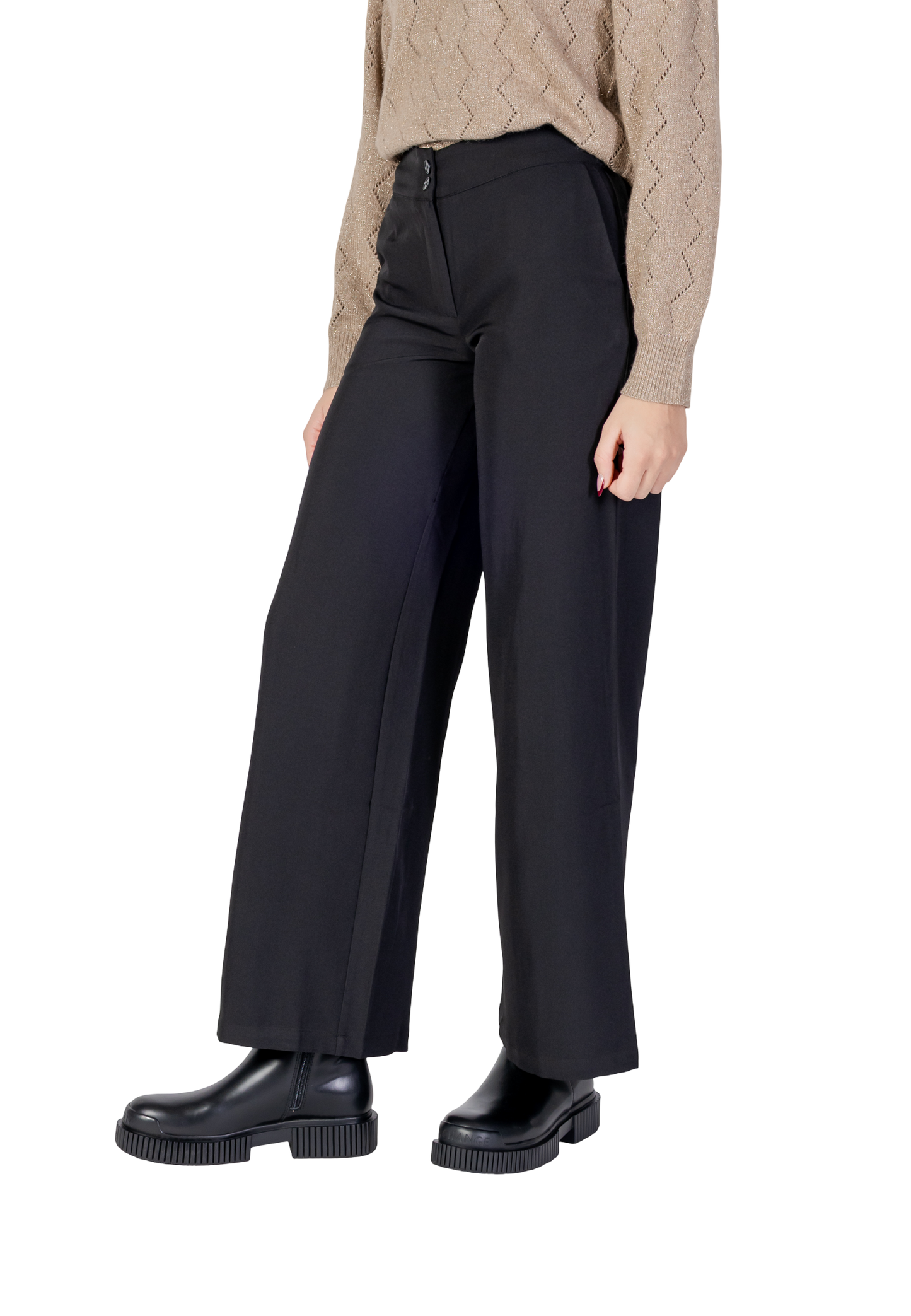 Jacqueline De Yong Pantaloni Donna Jacqueline De Yong Jdydora Hw Wide Pant Tlr black  black