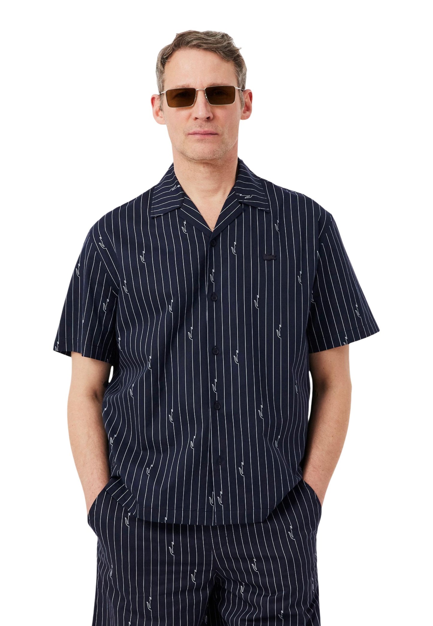 Lacoste Camicia Uomo Lacoste  black  black