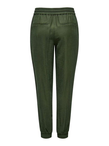 Only Pantaloni Donna Only KELDA-EMERY MW PULL-UP PANTS PNT NOOS green  green
