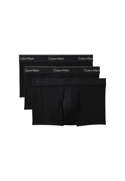 Calvin Klein Underwear Intimo Uomo Calvin Klein Underwear LOW RISE TRUNK 3PK black  black