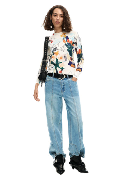 Desigual Maglia Donna Desigual 26SWJF35 beige  beige