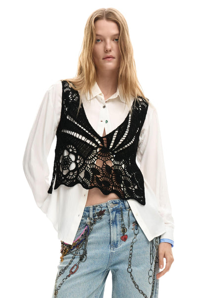 Desigual Camicia Donna Desigual 26SWCW07 white  white