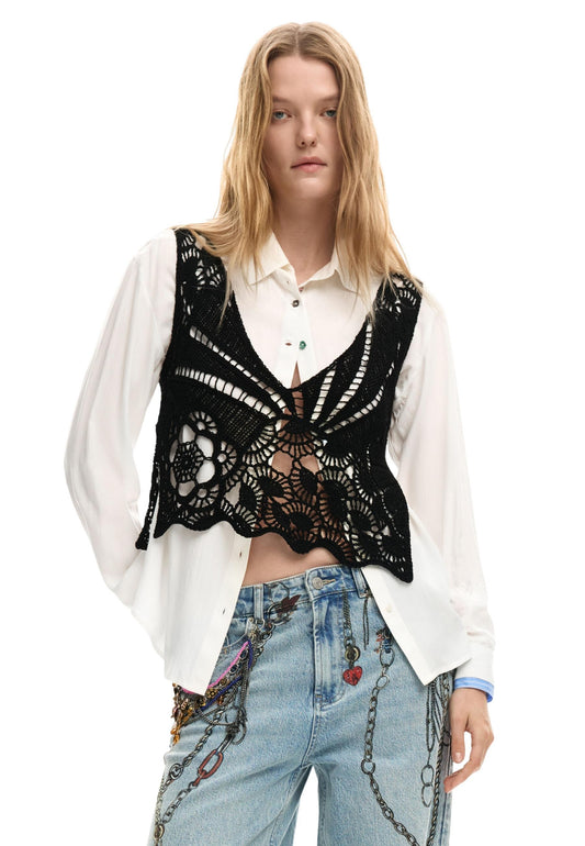 Desigual Camicia Donna Desigual 26SWCW07 white  white