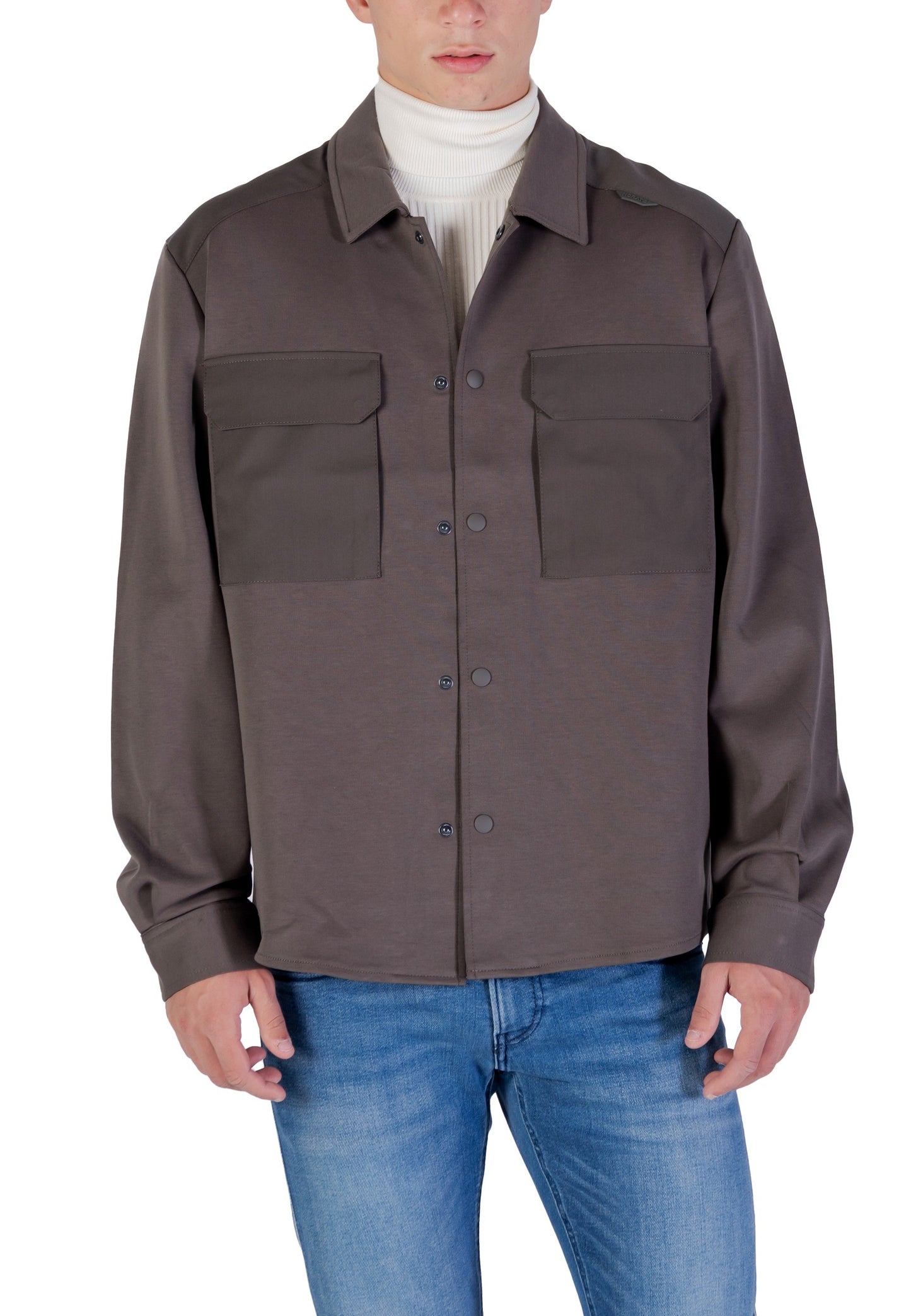 Antony Morato Camicia Uomo Antony Morato MMSL00771-FA150168 green  green
