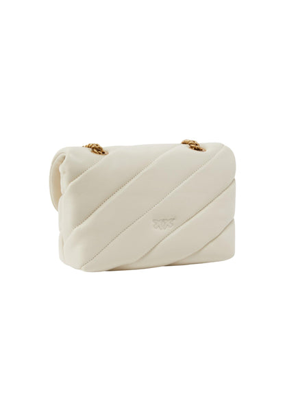 Pinko Borsa Donna Pinko LOVE PUFF MINI CL SHEEP NAPPA white  white