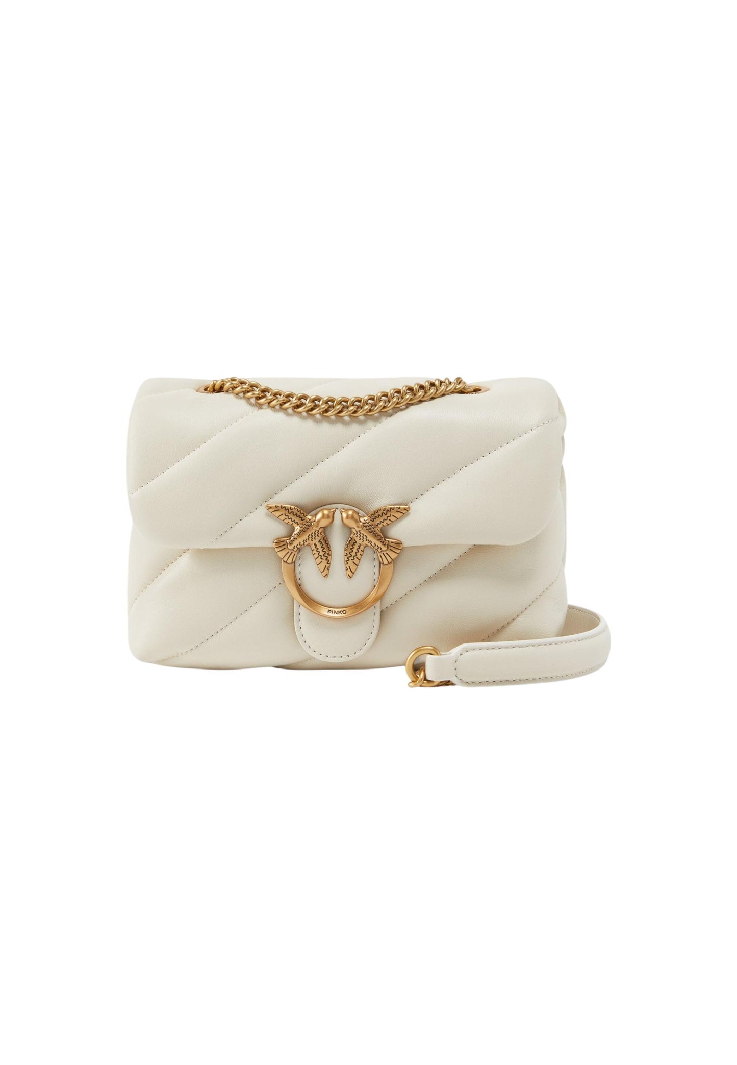 Pinko Borsa Donna Pinko LOVE PUFF MINI CL SHEEP NAPPA white  white