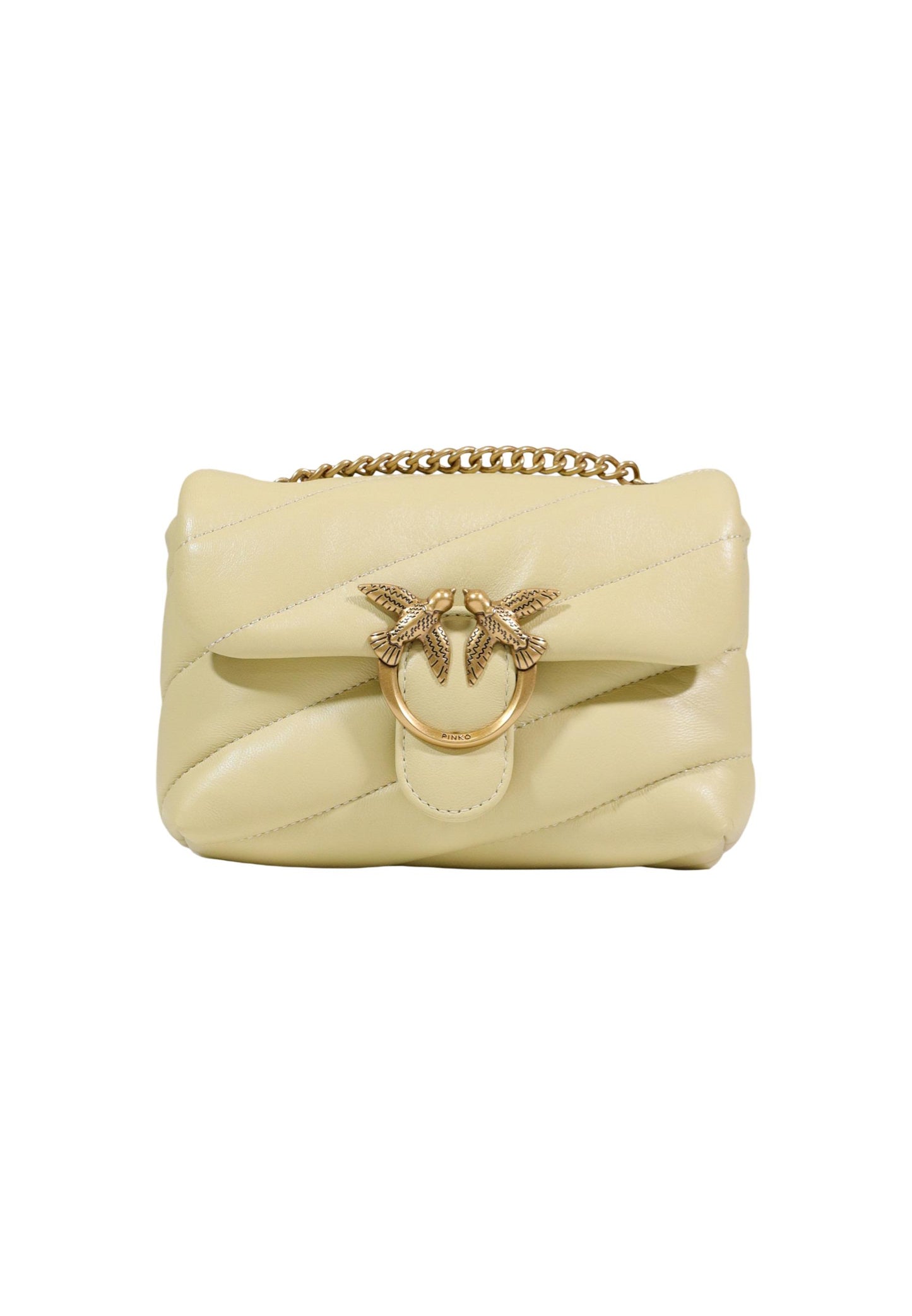 Pinko Borsa Donna Pinko LOVE PUFF BABY CL SHEEP NAPPA yellow  yellow