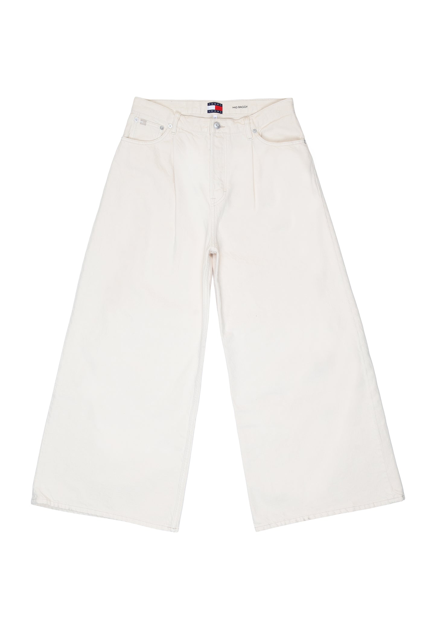 Tommy Hilfiger Jeans Jeans Donna Tommy Hilfiger Jeans MID RISE BAGGY PLEAT beige  beige