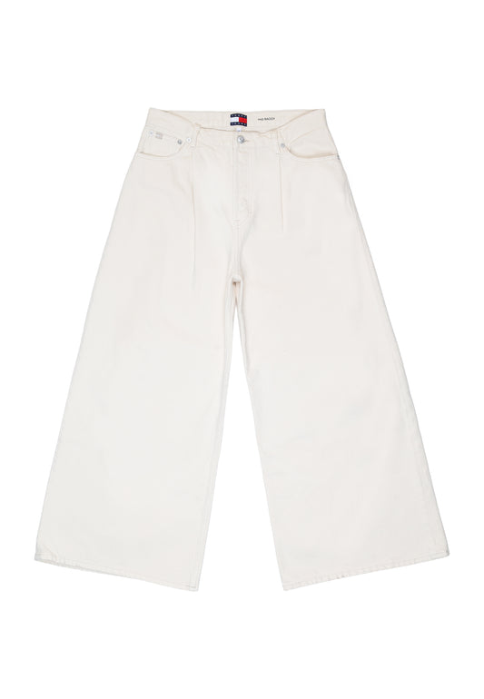 Tommy Hilfiger Jeans Jeans Donna Tommy Hilfiger Jeans MID RISE BAGGY PLEAT beige  beige