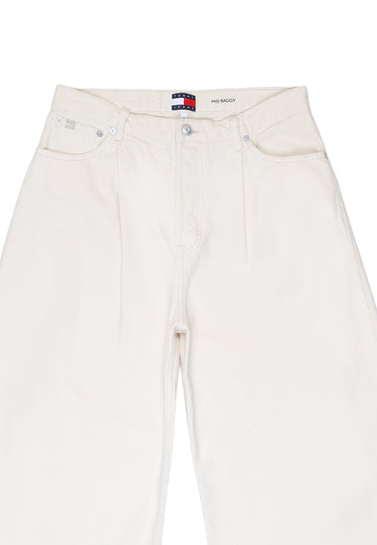 Tommy Hilfiger Jeans Jeans Donna Tommy Hilfiger Jeans MID RISE BAGGY PLEAT beige  beige