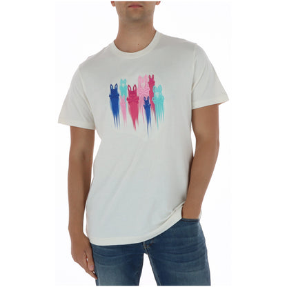 Psycho Bunny T-Shirt Uomo Psycho Bunny MT0200228 white  white
