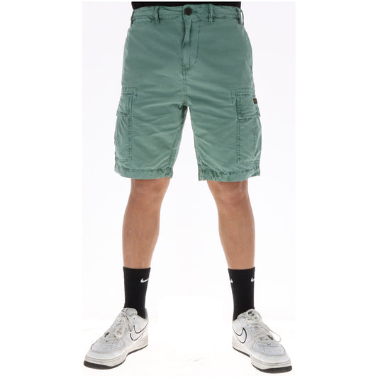 Superdry Bermuda Uomo Superdry M7110485A green  green