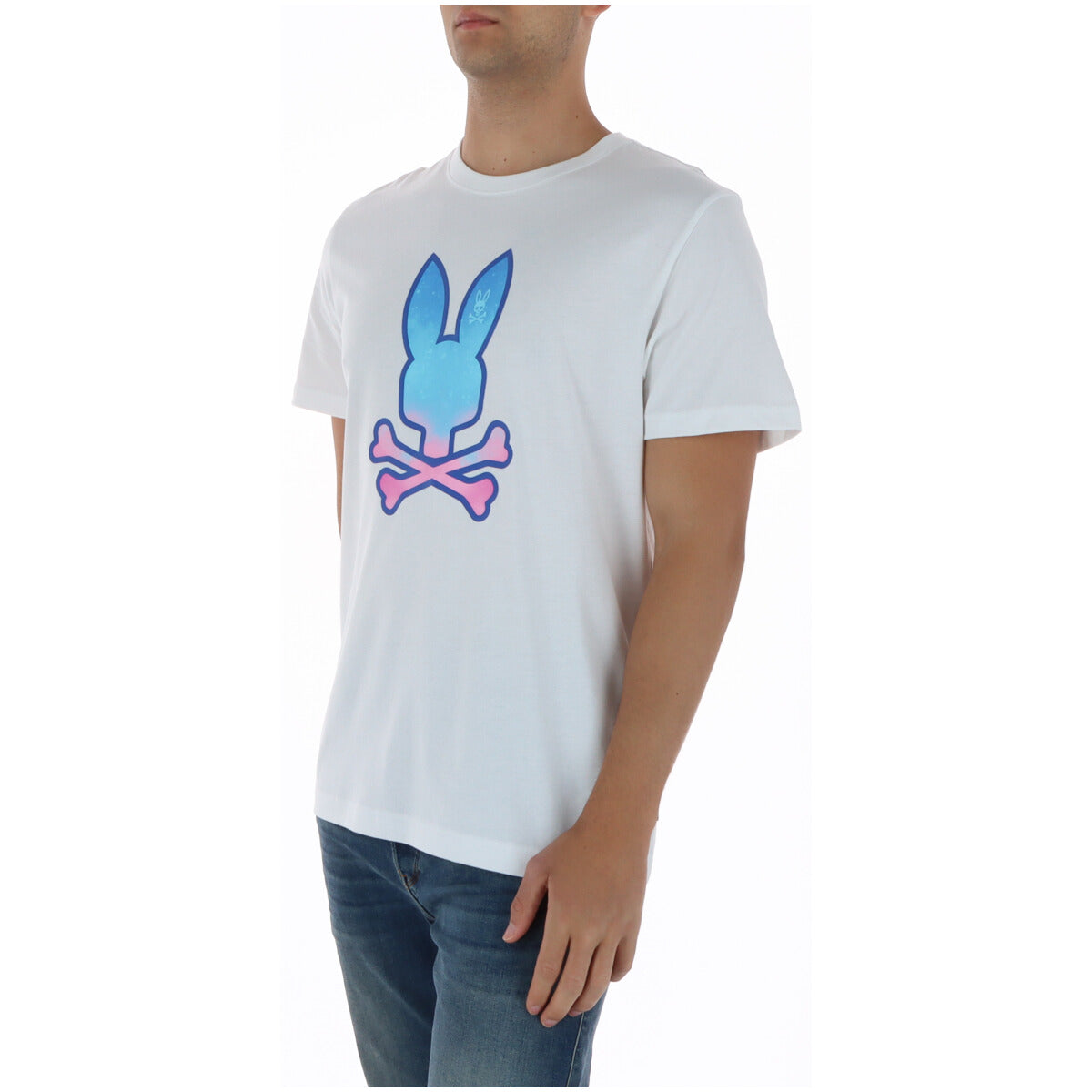 Psycho Bunny T-Shirt Uomo Psycho Bunny MT0200237 white  white