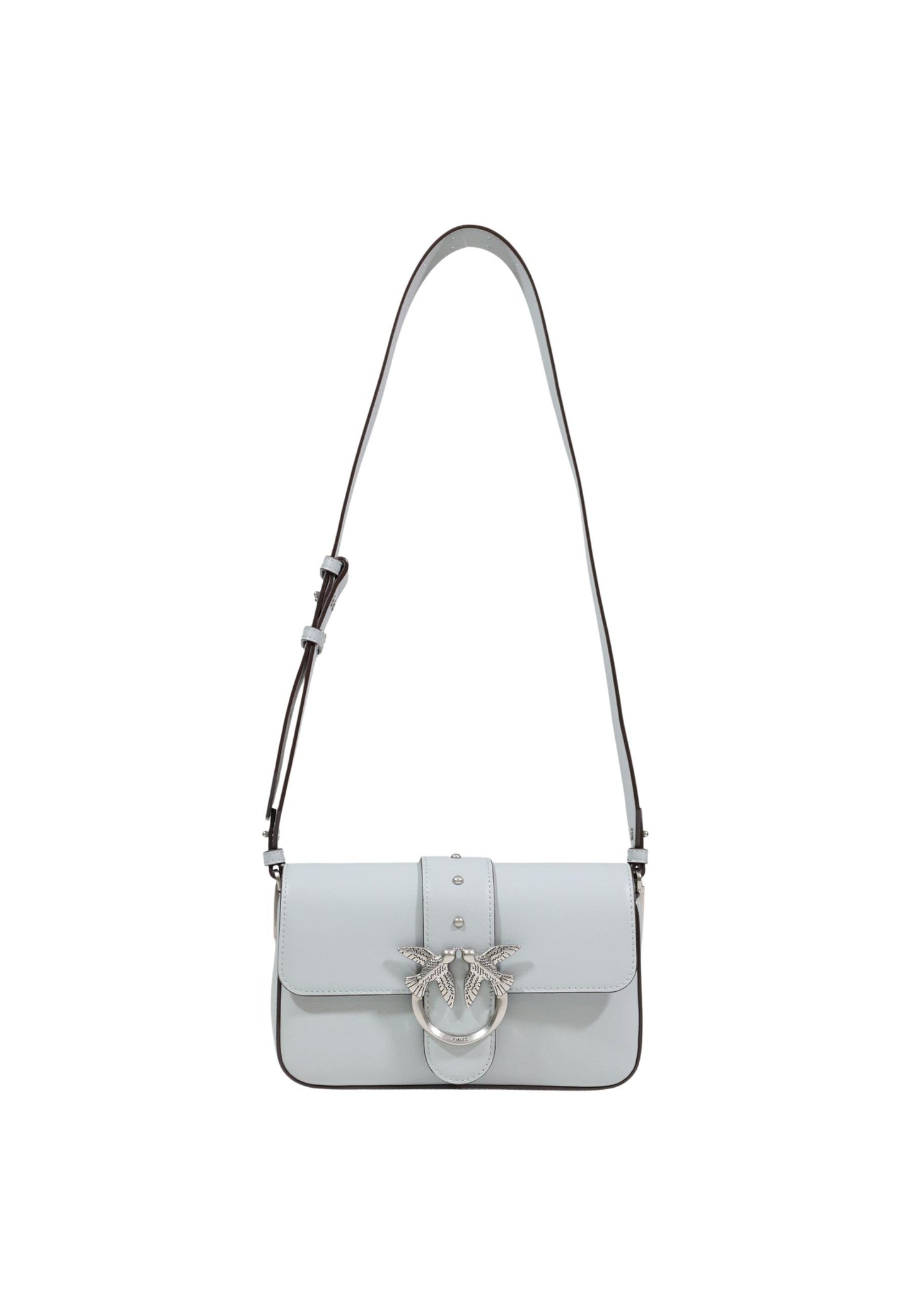 Pinko Borsa Donna Pinko LOVE ONE MINI SLOUCHY FL VITELLO silver  silver