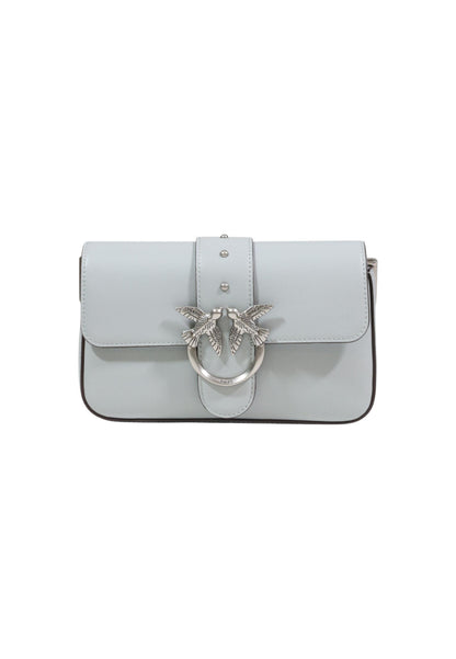 Pinko Borsa Donna Pinko LOVE ONE MINI SLOUCHY FL VITELLO silver  silver