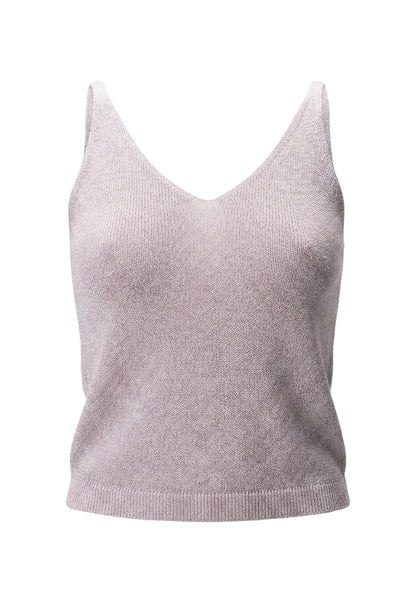 Only Canotta Donna Only Onlshina Sl Glitter Top Knt liliac  liliac