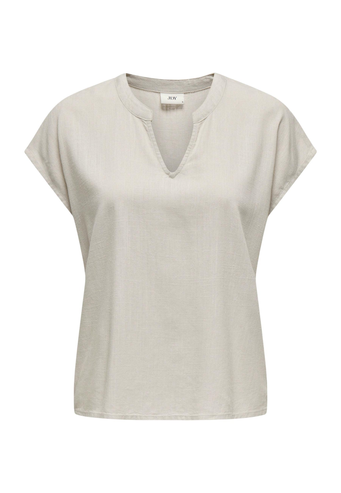 Jacqueline De Yong Blouse Donna Jacqueline De Yong Jdycaya Lion Linen S/S Top Wvn Dia grey  grey