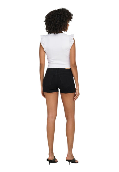 Only Top Donna Only Onlmathilda S/L Lace Detail Jrs Noos white  white