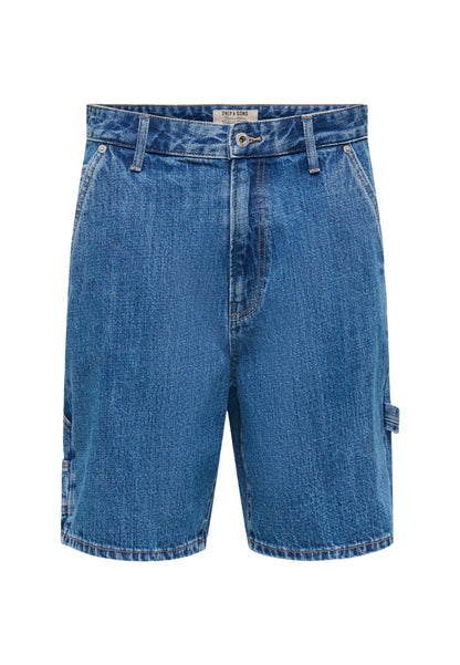 Only & Sons Bermuda Uomo Only & Sons Onsfade Carp. Mb 8239 Dot Dnm Ww blue  blue