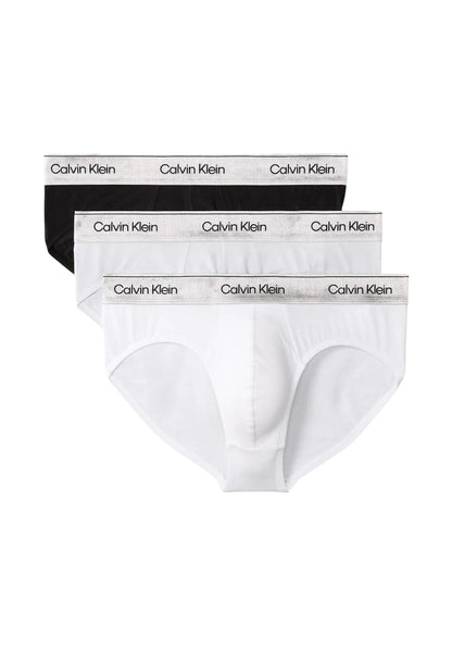 Calvin Klein Underwear Intimo Uomo Calvin Klein Underwear HIP BRIEF 3PK white  white