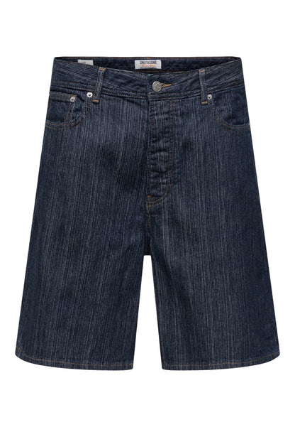 Only & Sons Bermuda Uomo Only & Sons Onsfade Loose Db 7355 Tai Dnm Shorts blue  blue