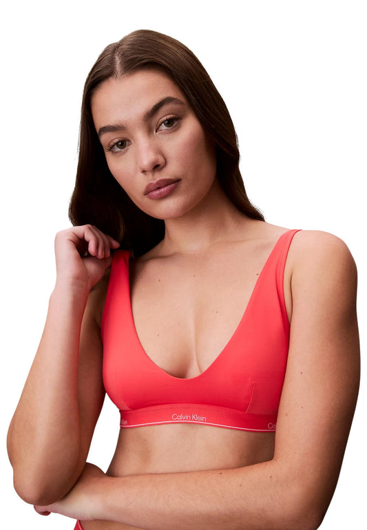 Calvin Klein Jeans Costume Donna Calvin Klein Jeans HALTER BRALETTE orange  orange