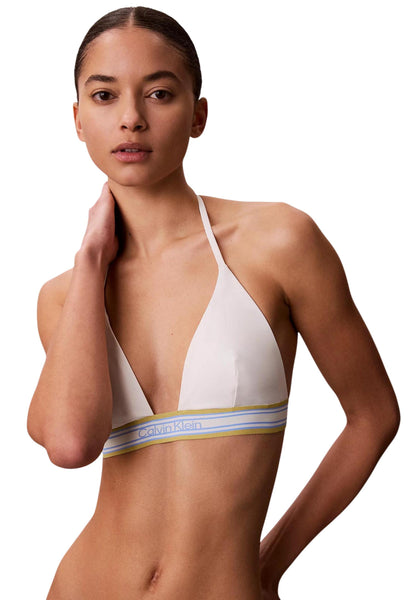 Calvin Klein Jeans Costume Donna Calvin Klein Jeans HALTER TRIANGLE white  white