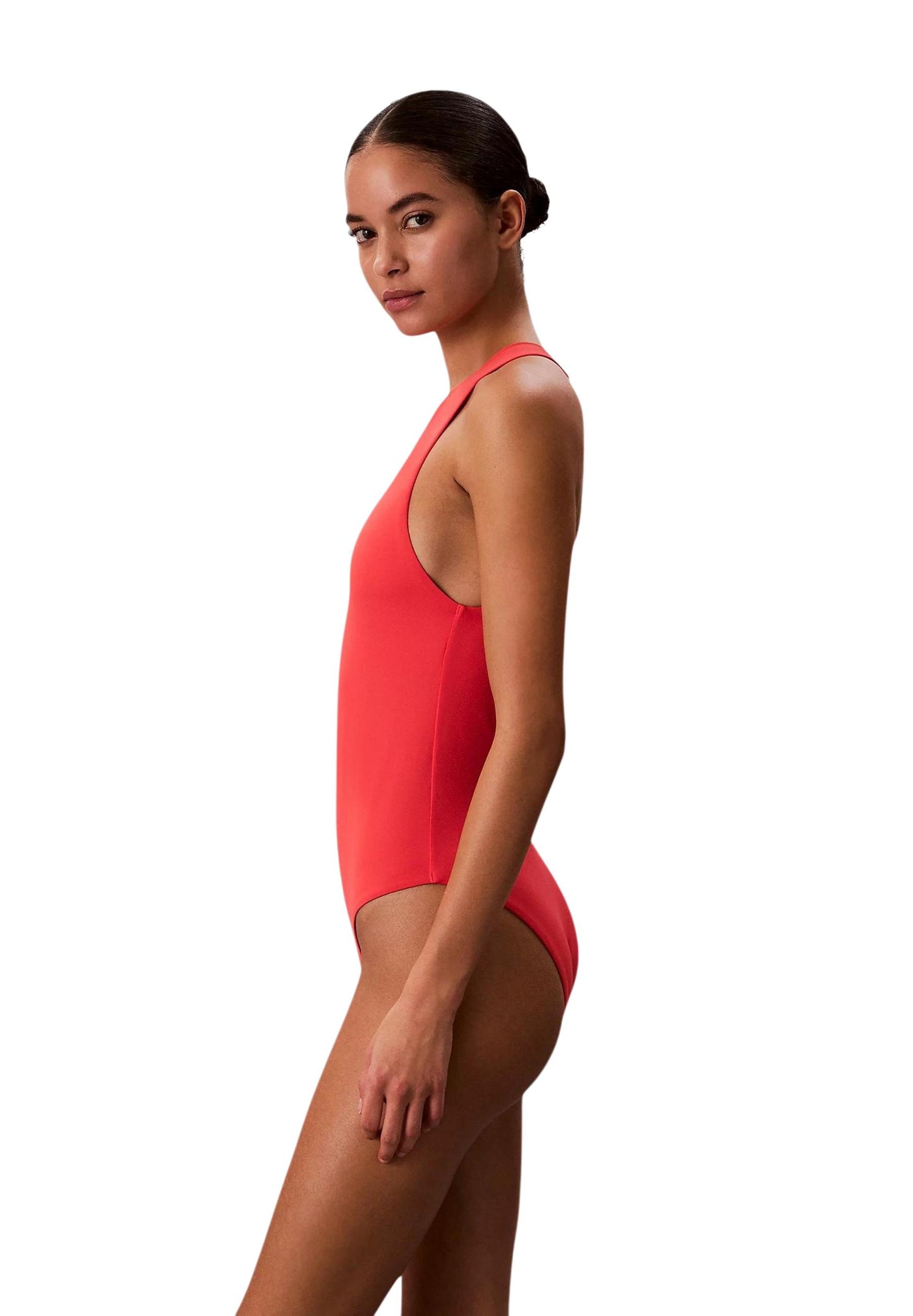 Calvin Klein Jeans Costume Donna Calvin Klein Jeans SCOOP BACK ONE PIECE orange  orange