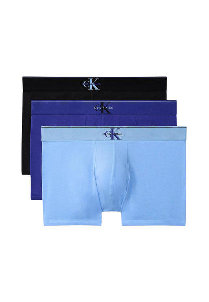 Calvin Klein Underwear Intimo Uomo Calvin Klein Underwear Trunk 3pk blue  blue