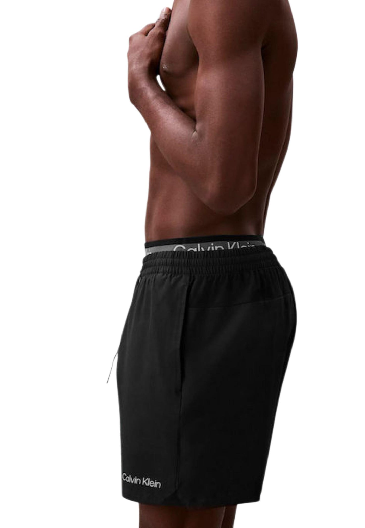 Calvin Klein Jeans Costume Uomo Calvin Klein Jeans MEDIUM DRAWSTRING DOUBLE WAISTBA black  black