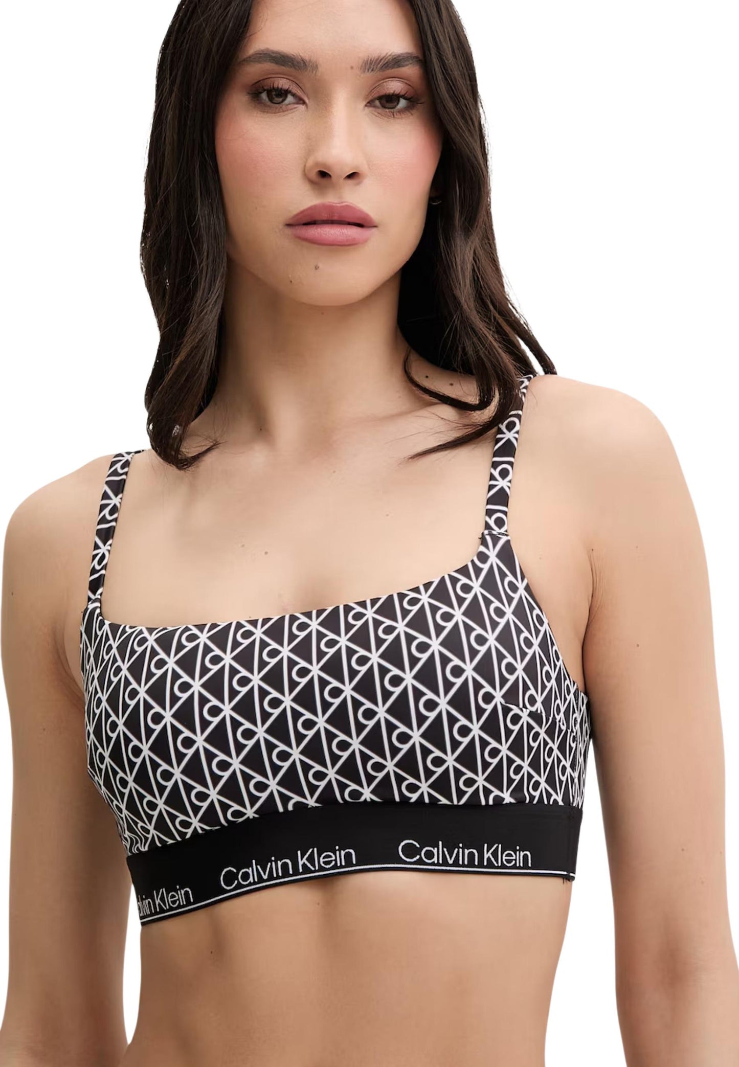 Calvin Klein Jeans Costume Donna Calvin Klein Jeans SQUARE NECK BRALETTE black  black