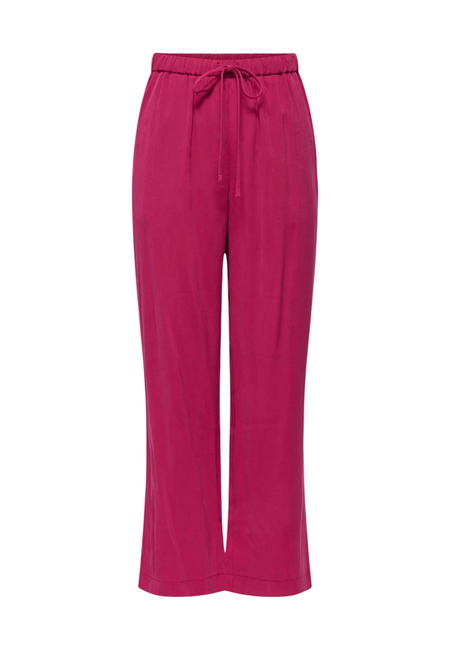 Only Pantaloni Donna Only Onlmadeli Oaklyn Long Pull Up Wvn fuchsia  fuchsia