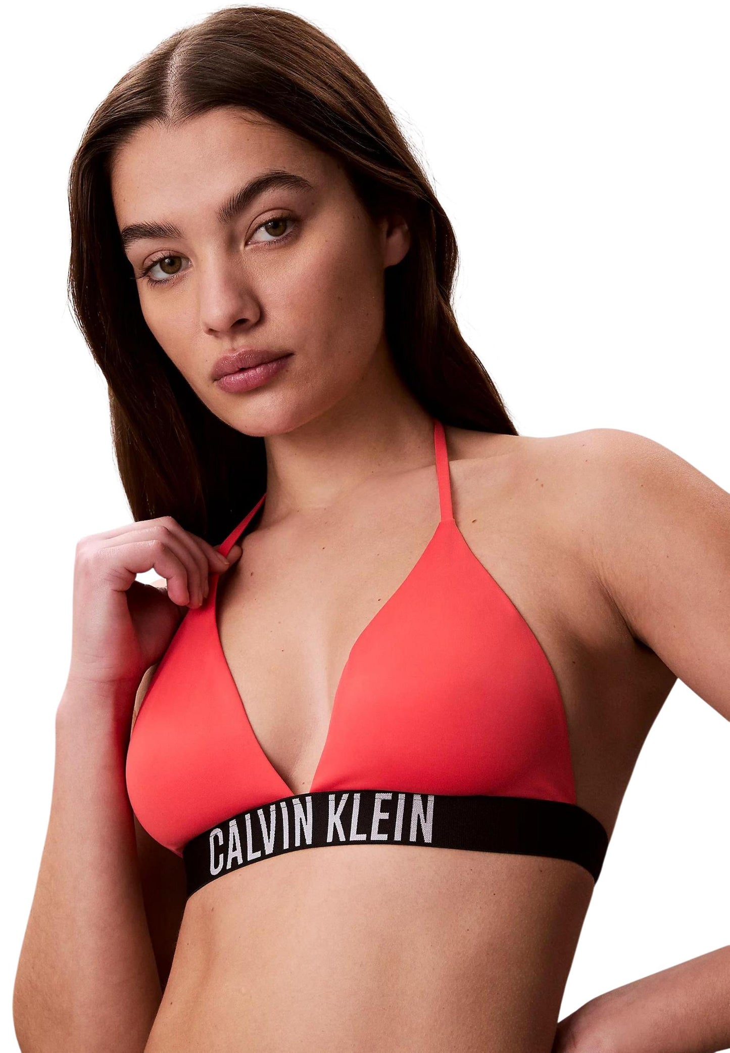 Calvin Klein Jeans Costume Donna Calvin Klein Jeans HALTER TRIANGLE orange  orange